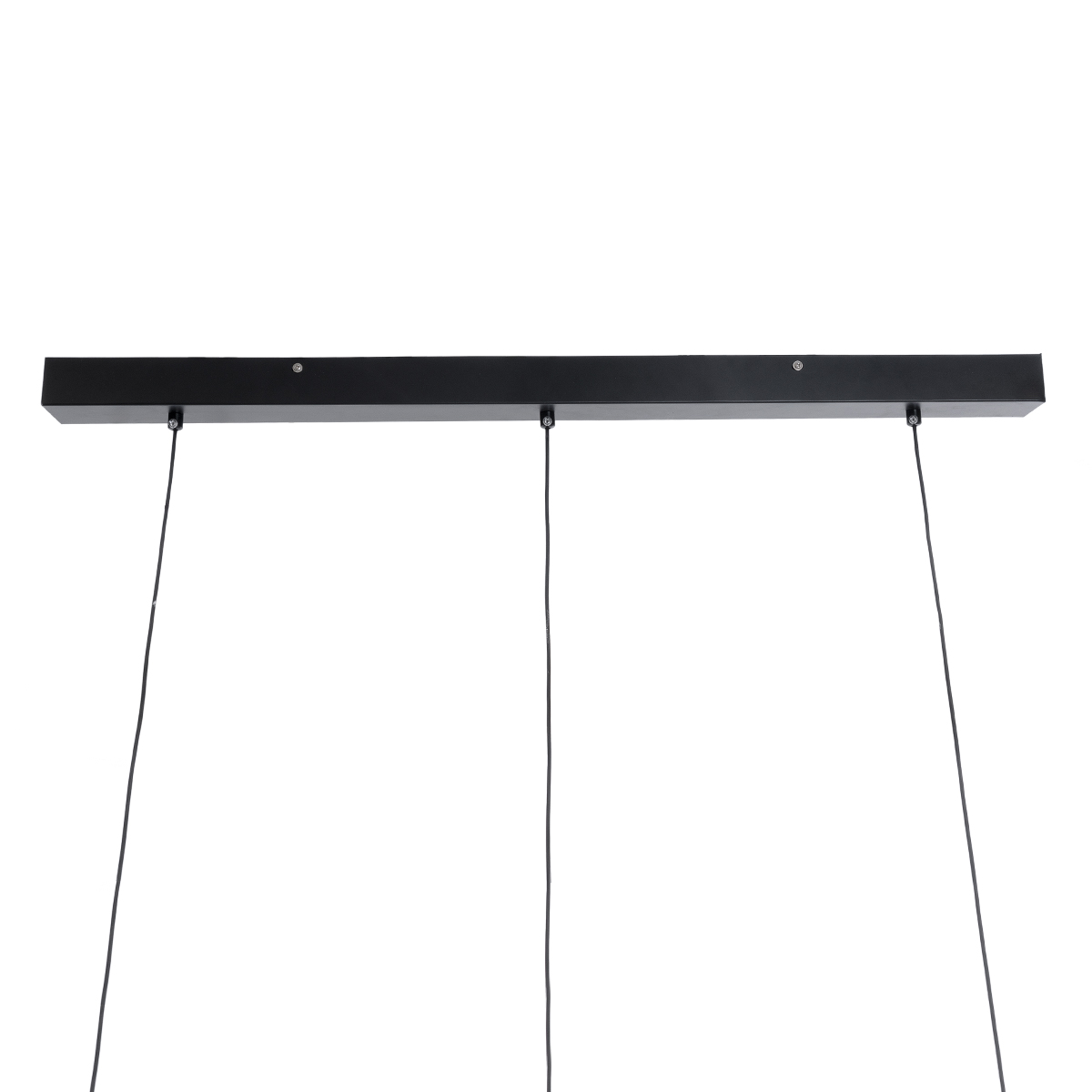 GLOBOSTAR® ZANE 60936 Κρεμαστό Φωτιστικό Design LED CCT 54W 6048lm 120° AC 220-240V IP20 - Εναλλαγή Φωτισμού μέσω Τηλεχειριστηρίου All In One Ψυχρό 6000k+Φυσικό 4500k+Θερμό 2700k Dimmable - Μ80 x Π15 x Υ20cm - Μαύρο & Χρυσό - 3 Χρόνια Εγγύηση