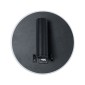 GloboStar® LADY-R 60938 Μοντέρνο Φωτιστικό Τοίχου - Απλίκα Ξενοδοχείου Bed Side LED 6W 600lm 36° & 360° AC 220-240V - Reading Light & Κρυφός Φωτισμός - Φορτιστής USB 3A - Φ15 x Υ7cm - Φυσικό Λευκό 4500K - Μαύρο - 3 Χρόνια Εγγύηση