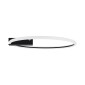 GloboStar® CINDERELLA 60980 Φωτιστικό Οροφής Δαχτυλίδι-Κύκλος LED CCT 30W 3360lm 360° AC 220-240V - Εναλλαγή Φωτισμού μέσω Τηλεχειριστηρίου All In One Ψυχρό 6000k+Φυσικό 4500k+Θερμό 2700k Dimmable Φ50cm - Μαύρο - 3 Years Warranty