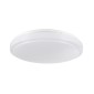 GloboStar® EMERGANO 60992 Πλαφονιέρα Οροφής LED 30W 3000lm 120° AC 220-240V με Ενσωματωμένο Σύστημα Emergency Li-ion 3450mAh/12.8Wh με Αυτονομία έως 3hrs - Αδιάβροχη IP54 Φ38 x Υ5.3cm Ψυχρό Λευκό 6000K - Λευκό - Bridgelux Chips - 3 Years Warranty