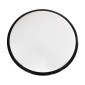 GloboStar® TUFFIN 60998 Πλαφονιέρα Οροφής LED 36W 4140lm 120° AC 220-240V Αδιάβροχη IP54 Φ48 x Υ6.5cm Ψυχρό Λευκό 6000K - Μαύρο - Bridgelux Chips - 3 Years Warranty