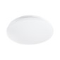 GloboStar® CELANO 61006 LED Πλαφονιέρα Οροφής Στρόγγυλη Φ26 20W 1900lm 120° AC 220-240V Αδιάβροχη IP54 Φ26 x Υ6cm Φυσικό Λευκό 4500K - 3 Χρόνια Εγγύηση