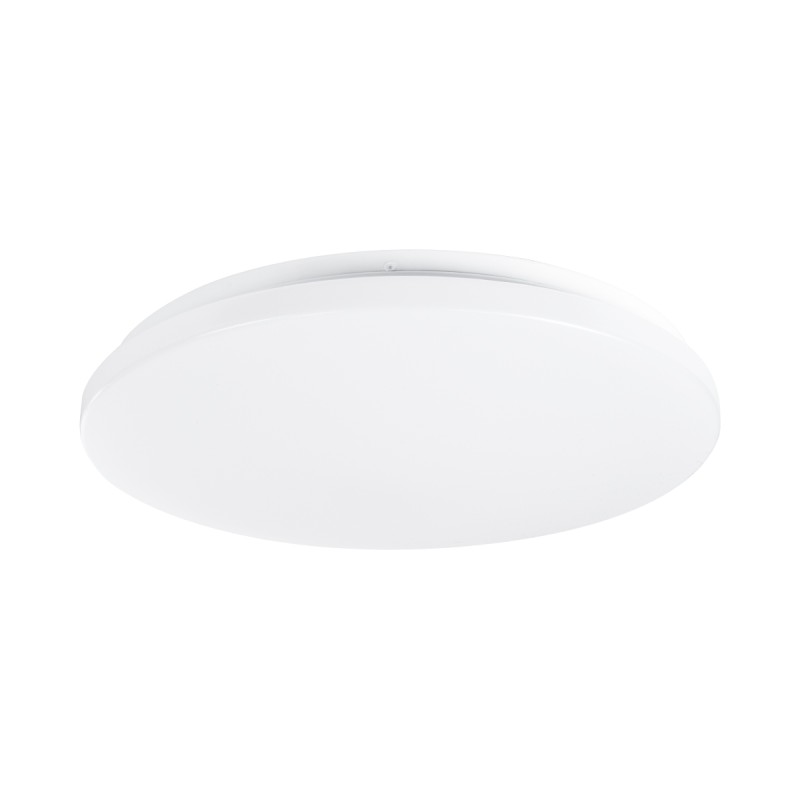 GLOBOSTAR® CELANO 61008 Φωτιστικό Πλαφονιέρα Οροφής LED 30W 3000lm 120° AC 220-240V Αδιάβροχο IP54 Ψυχρό Λευκό 6000K - Lumileds SMD Chip - Λευκό Γαλακτερό - Μ33 x Π33 x Υ6cm - 3 Χρόνια Εγγύηση