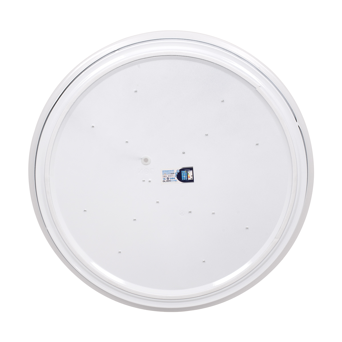GloboStar® AVA 61017 Πλαφονιέρα Οροφής LED CCT 76W 8372lm 120° AC 220-240V - Εναλλαγή Φωτισμού μέσω Τηλεχειριστηρίου All In One Ψυχρό Λευκό 6000k+Φυσικό Λευκό 4500k+Θερμό Λευκό 2700k Dimmable Φ48cm - Λευκό - 3 Years Warranty