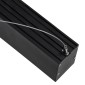 GloboStar® ORION 61030-P Γραμμικό Κρεμαστό Φωτιστικό Linear LED CCT 72W 8600lm 120° AC 220-240V Μ120 x Π5.5 x Υ7cm - Εναλλαγή Φωτισμού μέσω Τηλεχειριστηρίου All In One Ψυχρό 6000k+Φυσικό 4500k+Θερμό 2700k Dimmable - Μαύρο - 3 Years Warranty