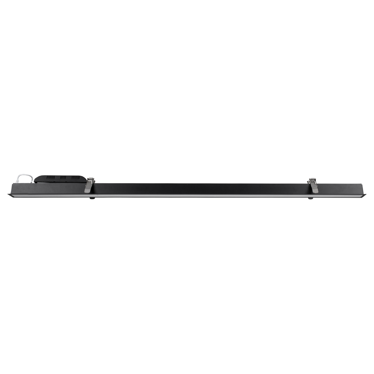 GloboStar® LUCA 61032 Γραμμικό Χωνευτό Φωτιστικό Linear LED CCT 54W 6500lm 120° AC 220-240V Μ121.5 x Π5 x Υ4cm - Εναλλαγή Φωτισμού μέσω Τηλεχειριστηρίου All In One Ψυχρό 6000k+Φυσικό 4500k+Θερμό 2700k Dimmable - Μαύρο - 3 Years Warranty