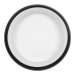 GloboStar® MELINA 61040 Πλαφονιέρα Οροφής Κύκλος LED CCT 55W 6376lm 120° AC 220-240V - Εναλλαγή Φωτισμού μέσω Τηλεχειριστηρίου All In One Ψυχρό Λευκό 6000k+Φυσικό Λευκό 4500k+Θερμό Λευκό 2700k Dimmable Φ48cm - Μαύρο - 3 Years Warranty