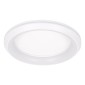 GloboStar® MELINA 61041 Πλαφονιέρα Οροφής Κύκλος LED CCT 55W 6376lm 120° AC 220-240V - Εναλλαγή Φωτισμού μέσω Τηλεχειριστηρίου All In One Ψυχρό Λευκό 6000k+Φυσικό Λευκό 4500k+Θερμό Λευκό 2700k Dimmable Φ48cm - Λευκό - 3 Years Warranty