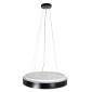 GloboStar® BARCHETTA 61047-S Πλαφονιέρα Οροφής LED CCT 72W 8306lm 120° AC 220-240V - Εναλλαγή Φωτισμού μέσω Τηλεχειριστηρίου All In One Ψυχρό 6000k+Φυσικό 4500k+Θερμό 2700k Dimmable Φ48cm - Μαύρο με Χρυσό - 3 Years Warranty
