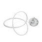 GloboStar® DEXTER 61050 Κρεμαστό Φωτιστικό Οροφής Design LED CCT 72W 8064lm 300° AC 220-240V - Εναλλαγή Φωτισμού μέσω Τηλεχειριστηρίου All In One Ψυχρό 6000k+Φυσικό 4500k+Θερμό 2700k Dimmable Φ56cm - Λευκό - 3 Years Warranty