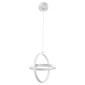 GloboStar® ALICE 61056 Κρεμαστό Φωτιστικό Οροφής Design LED CCT 20W 2400lm 300° AC 220-240V - Εναλλαγή Φωτισμού μέσω Διακόπτη On/Off All In One Ψυχρό 6000k+Φυσικό 4500k+Θερμό 2700k Μ25 x Π22 x Υ25cm - Λευκό