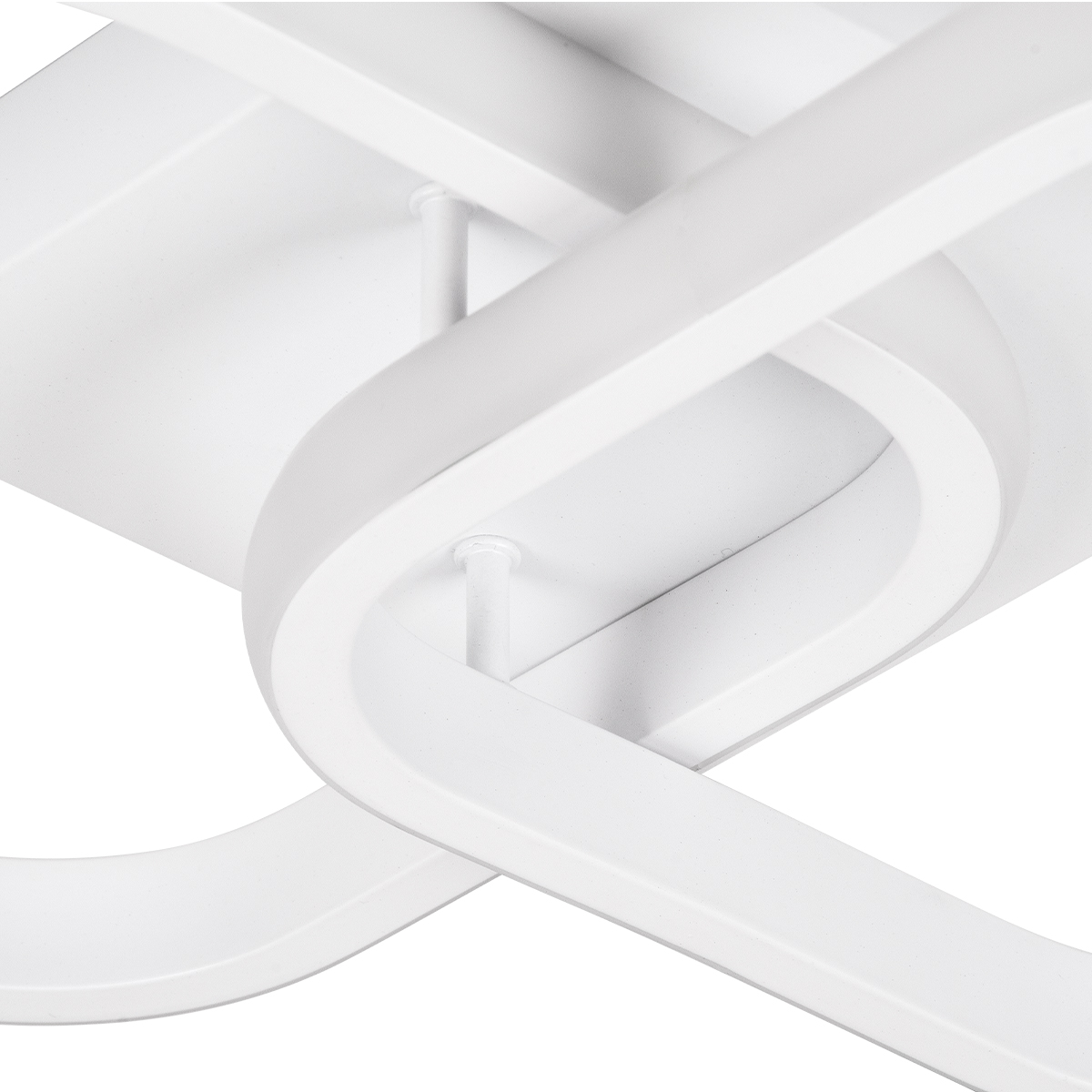 GloboStar® NORA 61062 Φωτιστικό Οροφής Design LED CCT 22W 2640lm 300° AC 220-240V - Εναλλαγή Φωτισμού μέσω Διακόπτη On/Off All In One Ψυχρό 6000k+Φυσικό 4500k+Θερμό 2700k Μ40 x Π24 x Υ7cm - Λευκό