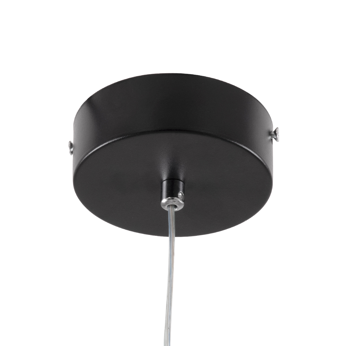 GloboStar® ROSE 61064 Κρεμαστό Φωτιστικό Οροφής Design LED CCT 22W 2640lm 300° AC 220-240V - Εναλλαγή Φωτισμού μέσω Διακόπτη On/Off All In One Ψυχρό 6000k+Φυσικό 4500k+Θερμό 2700k Μ24 x Π22 x Υ24cm - Μαύρο