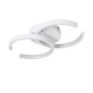 GloboStar® EVA 61068 Φωτιστικό Οροφής Design LED CCT 16W 1920lm 300° AC 220-240V - Εναλλαγή Φωτισμού μέσω Διακόπτη On/Off All In One Ψυχρό 6000k+Φυσικό 4500k+Θερμό 2700k Μ33 x Π21 x Υ7cm - Λευκό