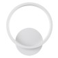 GloboStar® TED 61071 Φωτιστικό Τοίχου - Απλίκα Design LED CCT 9W 1080lm 300° AC 220-240V - Εναλλαγή Φωτισμού μέσω Διακόπτη On/Off All In One Ψυχρό 6000k+Φυσικό 4500k+Θερμό 2700k Μ20 x Π5.5 x Υ23cm - Λευκό