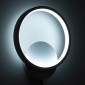 GloboStar® TED 61071 Φωτιστικό Τοίχου - Απλίκα Design LED CCT 9W 1080lm 300° AC 220-240V - Εναλλαγή Φωτισμού μέσω Διακόπτη On/Off All In One Ψυχρό 6000k+Φυσικό 4500k+Θερμό 2700k Μ20 x Π5.5 x Υ23cm - Λευκό