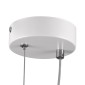 GloboStar® CYCLOS 61074 Κρεμαστό Φωτιστικό Οροφής Design LED CCT 9W 1080lm 300° AC 220-240V - Εναλλαγή Φωτισμού μέσω Διακόπτη On/Off All In One Ψυχρό 6000k+Φυσικό 4500k+Θερμό 2700k Μ21 x Π2.3 x Υ26.5cm - Λευκό
