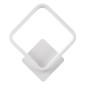 GloboStar® LENA 61080 Φωτιστικό Τοίχου - Απλίκα Design LED CCT 12W 1440lm 300° AC 220-240V - Εναλλαγή Φωτισμού μέσω Διακόπτη On/Off All In One Ψυχρό 6000k+Φυσικό 4500k+Θερμό 2700k Μ25 x Π5.5 x Υ29.5cm - Λευκό