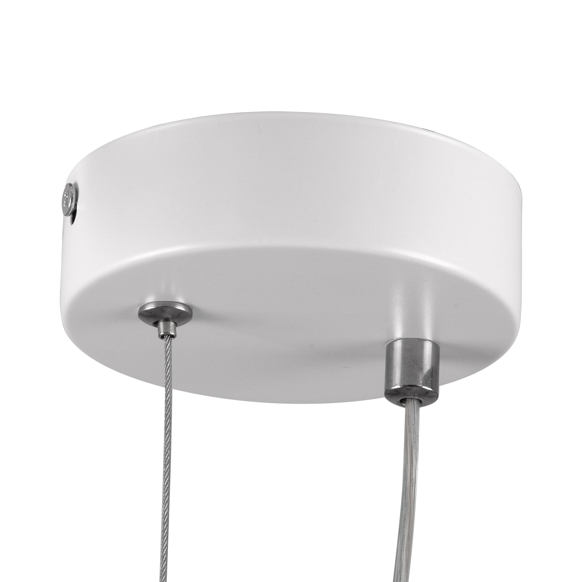 GloboStar® MARY 61083 Κρεμαστό Φωτιστικό Οροφής Design LED CCT 12W 1440lm 300° AC 220-240V - Εναλλαγή Φωτισμού μέσω Διακόπτη On/Off All In One Ψυχρό 6000k+Φυσικό 4500k+Θερμό 2700k Μ20 x Π2.3 x Υ28.5cm - Λευκό