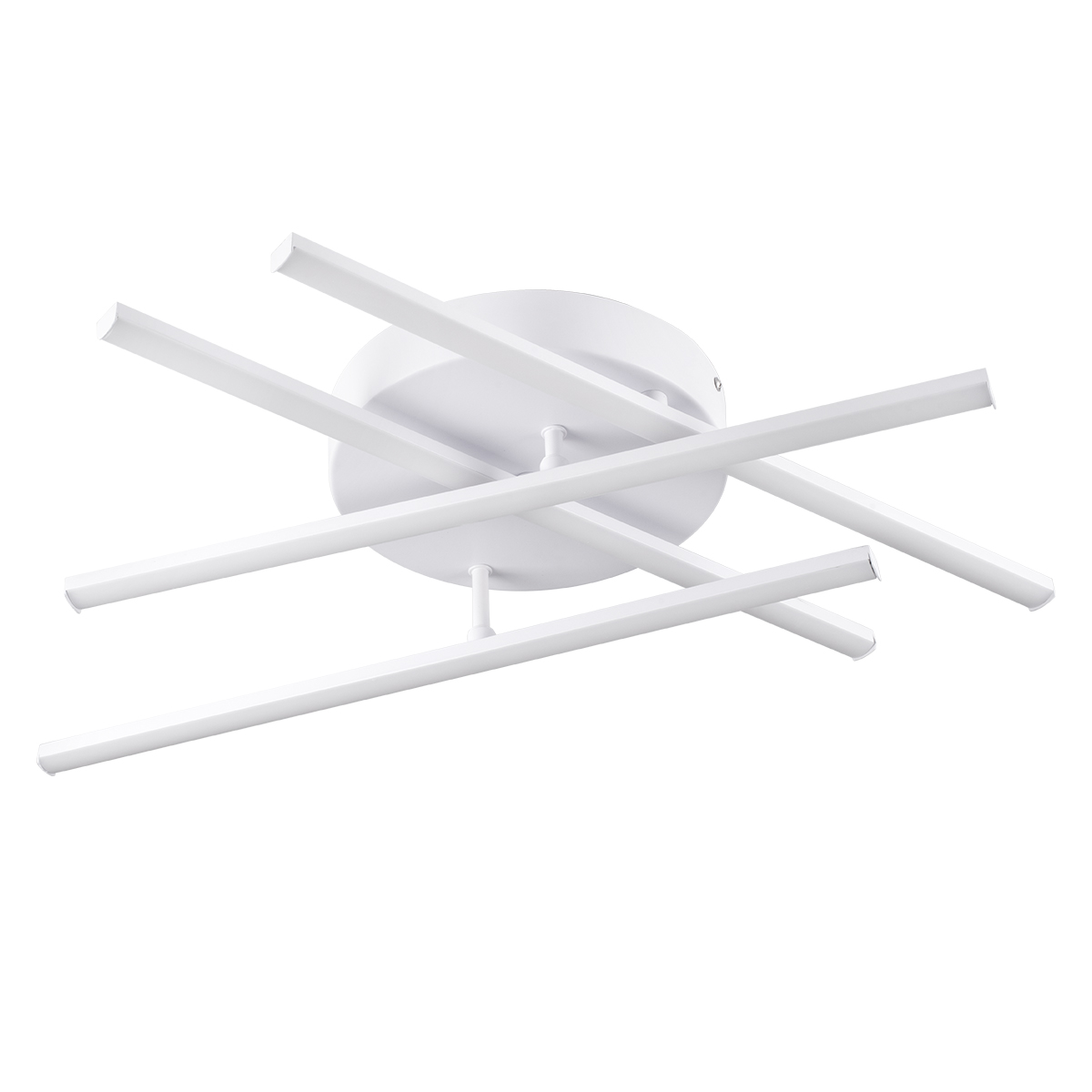 GloboStar® DRACO 61096 Φωτιστικό Οροφής Γραμμικό Linear Design LED CCT 60W 7380lm 120° AC 220-240V - Εναλλαγή Φωτισμού μέσω Τηλεχειριστηρίου All In One Ψυχρό 6000k+Φυσικό 4500k+Θερμό 2700k Dimmable Φ60 x Υ11cm - Λευκό - 3 Years Warranty
