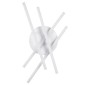 GloboStar® DRACO 61096 Φωτιστικό Οροφής Γραμμικό Linear Design LED CCT 60W 7380lm 120° AC 220-240V - Εναλλαγή Φωτισμού μέσω Τηλεχειριστηρίου All In One Ψυχρό 6000k+Φυσικό 4500k+Θερμό 2700k Dimmable Φ60 x Υ11cm - Λευκό - 3 Years Warranty