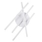 GloboStar® DRACO 61096 Φωτιστικό Οροφής Γραμμικό Linear Design LED CCT 60W 7380lm 120° AC 220-240V - Εναλλαγή Φωτισμού μέσω Τηλεχειριστηρίου All In One Ψυχρό 6000k+Φυσικό 4500k+Θερμό 2700k Dimmable Φ60 x Υ11cm - Λευκό - 3 Years Warranty