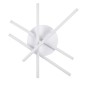 GloboStar® DRACO 61096 Φωτιστικό Οροφής Γραμμικό Linear Design LED CCT 60W 7380lm 120° AC 220-240V - Εναλλαγή Φωτισμού μέσω Τηλεχειριστηρίου All In One Ψυχρό 6000k+Φυσικό 4500k+Θερμό 2700k Dimmable Φ60 x Υ11cm - Λευκό - 3 Years Warranty