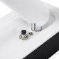 GloboStar® MANHATTAN 61098 Μοντέρνο Χωνευτό Φωτιστικό Τοίχου - Απλίκα Ξενοδοχείου Bed Side LED 3W 405lm 36° AC 220-240V - Reading Light - Μ7 x Π7 x Υ17cm - Φυσικό Λευκό 4500K - Λευκό