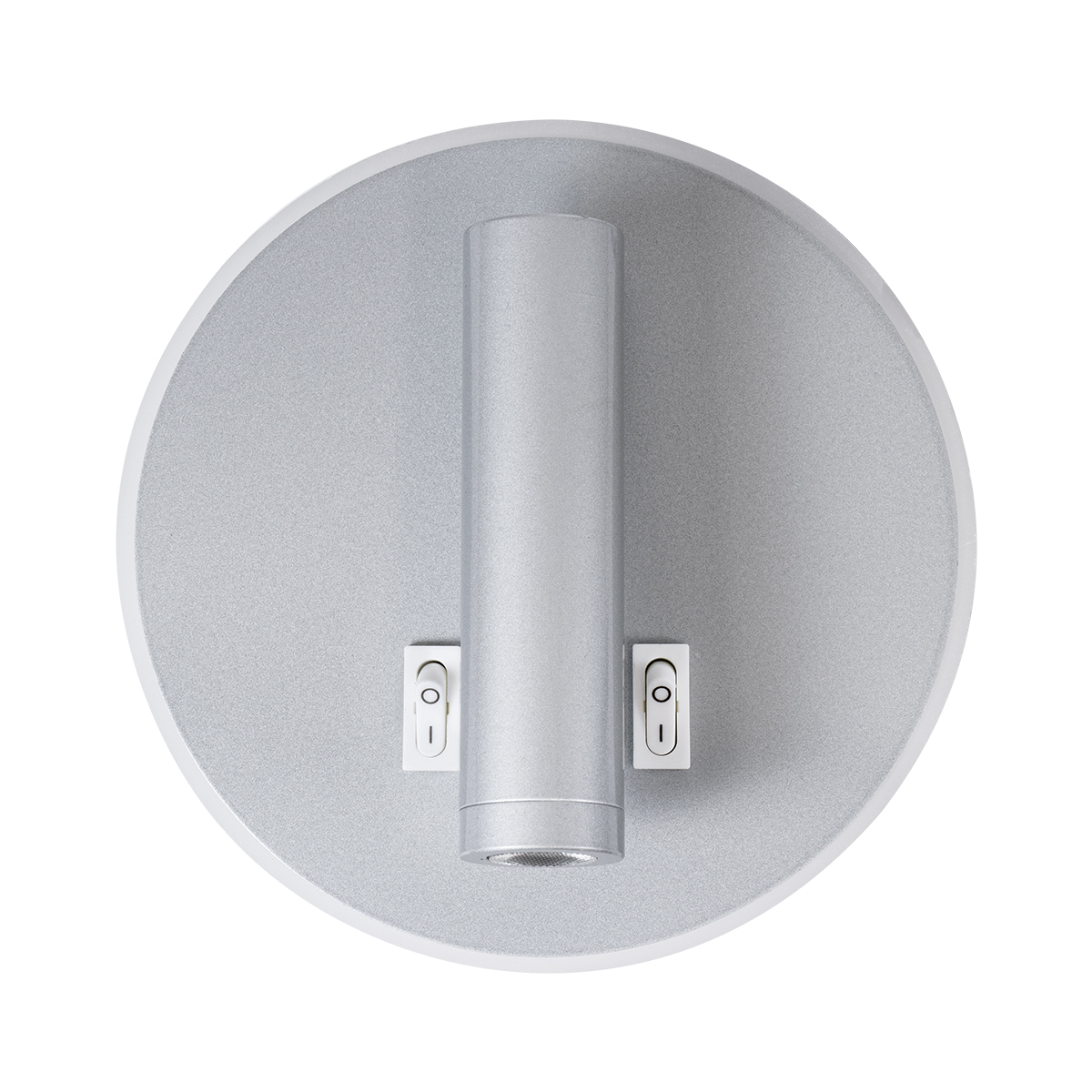 GloboStar® JERSEY 61103 Μοντέρνο Φωτιστικό Τοίχου - Απλίκα Ξενοδοχείου Bed Side LED 10W 1380lm 36° & 360° AC 220-240V - Reading Light & 360° Κρυφός Φωτισμός - Φορτιστής USB 3A - Φ14.5 x Π4cm - Φυσικό Λευκό 4500K - Νίκελ Βούρτσας