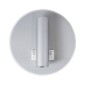 GloboStar® JERSEY 61103 Μοντέρνο Φωτιστικό Τοίχου - Απλίκα Ξενοδοχείου Bed Side LED 10W 1380lm 36° & 360° AC 220-240V - Reading Light & 360° Κρυφός Φωτισμός - Φορτιστής USB 3A - Φ14.5 x Π4cm - Φυσικό Λευκό 4500K - Νίκελ Βούρτσας