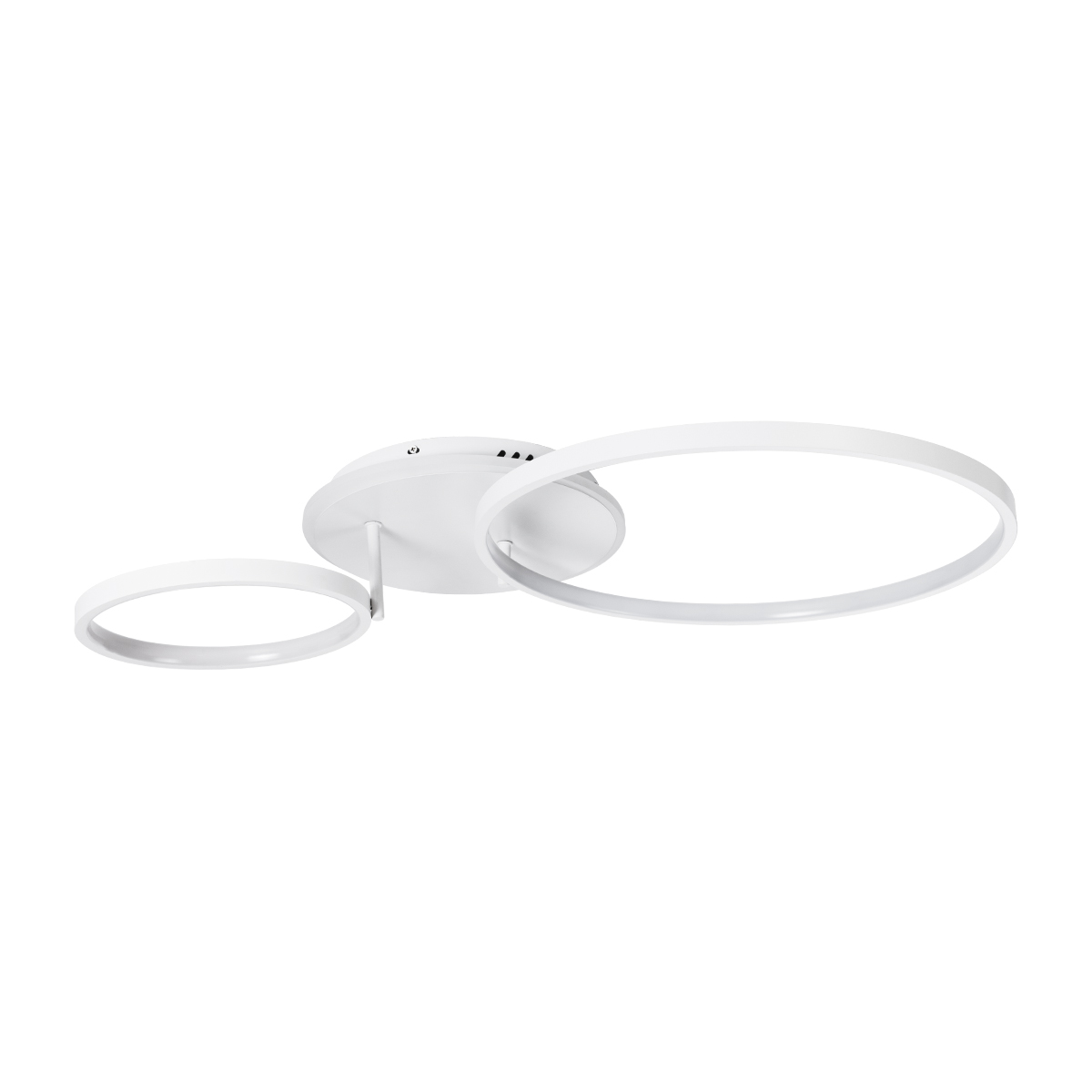 GloboStar® NEMESIS 61106 Φωτιστικό Οροφής Δαχτυλίδι-Κύκλος LED CCT 67W 7573lm 360° AC 220-240V - Εναλλαγή Φωτισμού μέσω Τηλεχειριστηρίου All In One Ψυχρό 6000k+Φυσικό 4500k+Θερμό 2700k Dimmable Φ25+45cm+BackLight - Λευκό - 3 Years Warranty