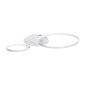 GloboStar® NEMESIS 61106 Φωτιστικό Οροφής Δαχτυλίδι-Κύκλος LED CCT 67W 7573lm 360° AC 220-240V - Εναλλαγή Φωτισμού μέσω Τηλεχειριστηρίου All In One Ψυχρό 6000k+Φυσικό 4500k+Θερμό 2700k Dimmable Φ25+45cm+BackLight - Λευκό - 3 Years Warranty