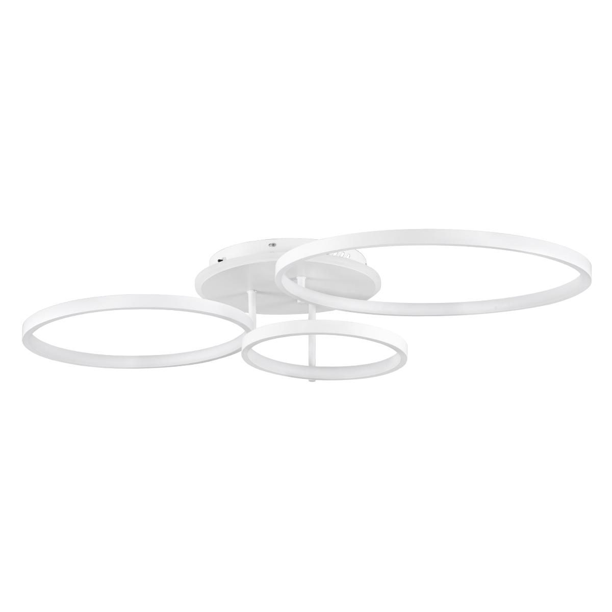 GloboStar® NEMESIS 61109 Φωτιστικό Οροφής Δαχτυλίδι-Κύκλος LED CCT 98W 11858lm 360° AC 220-240V - Εναλλαγή Φωτισμού μέσω Τηλεχειριστηρίου All In One Ψυχρό 6000k+Φυσικό 4500k+Θερμό 2700k Dimmable Φ25+35+45cm+BackLight - Λευκό - 3 Years Warranty