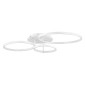 GloboStar® NEMESIS 61109 Φωτιστικό Οροφής Δαχτυλίδι-Κύκλος LED CCT 98W 11858lm 360° AC 220-240V - Εναλλαγή Φωτισμού μέσω Τηλεχειριστηρίου All In One Ψυχρό 6000k+Φυσικό 4500k+Θερμό 2700k Dimmable Φ25+35+45cm+BackLight - Λευκό - 3 Years Warranty