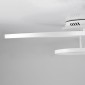 GloboStar® NEMESIS 61109 Φωτιστικό Οροφής Δαχτυλίδι-Κύκλος LED CCT 98W 11858lm 360° AC 220-240V - Εναλλαγή Φωτισμού μέσω Τηλεχειριστηρίου All In One Ψυχρό 6000k+Φυσικό 4500k+Θερμό 2700k Dimmable Φ25+35+45cm+BackLight - Λευκό - 3 Years Warranty