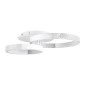 GloboStar® DIAMOND 61112 Φωτιστικό Οροφής Δαχτυλίδι-Κύκλος LED CCT 67W 8078lm 360° AC 220-240V - Εναλλαγή Φωτισμού μέσω Τηλεχειριστηρίου All In One Ψυχρό 6000k+Φυσικό 4500k+Θερμό 2700k Dimmable Φ30+40cm+BackLight - Λευκό - 3 Years Warranty
