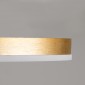 GloboStar® VENOM 61119 Φωτιστικό Οροφής Δαχτυλίδι-Κύκλος LED CCT 45W 5445lm 360° AC 220-240V - Εναλλαγή Φωτισμού μέσω Τηλεχειριστηρίου All In One Ψυχρό 6000k+Φυσικό 4500k+Θερμό 2700k Dimmable Φ40cm+BackLight - Χρυσό Βούρτσας - 3 Years Warranty