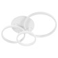 GloboStar® VENOM 61124 Φωτιστικό Οροφής Δαχτυλίδι-Κύκλος LED CCT 100W 12100lm 360° AC 220-240V - Εναλλαγή Φωτισμού μέσω Τηλεχειριστηρίου All In One Ψυχρό 6000k+Φυσικό 4500k+Θερμό 2700k Dimmable Φ25+30+40cm+BackLight - Λευκό - 3 Years Warranty