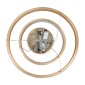 GloboStar® DIAMOND DUO 61151 Κρεμαστό Φωτιστικό Δαχτυλίδι-Κύκλος LED CCT 75W 8743lm 360° AC 220-240V - Εναλλαγή Φωτισμού μέσω Τηλεχειριστηρίου All In One Ψυχρό 6000k+Φυσικό 4500k+Θερμό 2700k Dimmable Φ40+60cm - Χρυσό Βούρτσας - 3 Years Warranty