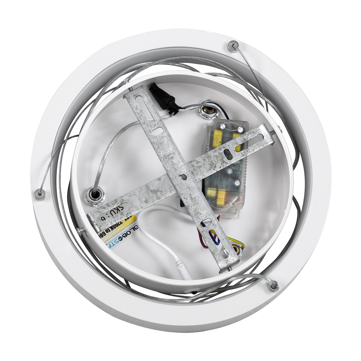 GloboStar® NEMESIS 61153 Κρεμαστό Φωτιστικό Δαχτυλίδι-Κύκλος LED CCT 20W 2356lm 360° AC 220-240V - Εναλλαγή Φωτισμού μέσω Τηλεχειριστηρίου All In One Ψυχρό 6000k+Φυσικό 4500k+Θερμό 2700k Dimmable Φ25cm - Λευκό - 3 Years Warranty