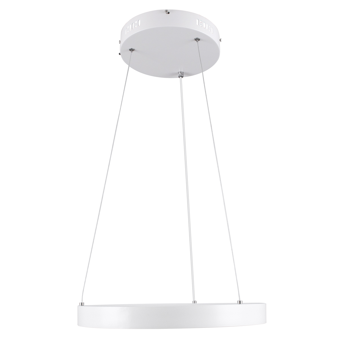 GloboStar® NEMESIS 61156 Κρεμαστό Φωτιστικό Δαχτυλίδι-Κύκλος LED CCT 30W 3513lm 360° AC 220-240V - Εναλλαγή Φωτισμού μέσω Τηλεχειριστηρίου All In One Ψυχρό 6000k+Φυσικό 4500k+Θερμό 2700k Dimmable Φ40cm - Λευκό - 3 Years Warranty