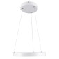 GloboStar® NEMESIS 61156 Κρεμαστό Φωτιστικό Δαχτυλίδι-Κύκλος LED CCT 30W 3513lm 360° AC 220-240V - Εναλλαγή Φωτισμού μέσω Τηλεχειριστηρίου All In One Ψυχρό 6000k+Φυσικό 4500k+Θερμό 2700k Dimmable Φ40cm - Λευκό - 3 Years Warranty