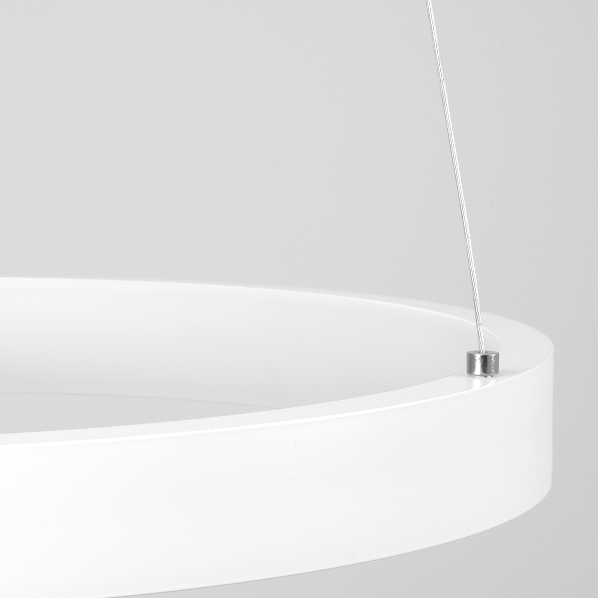 GloboStar® NEMESIS 61156 Κρεμαστό Φωτιστικό Δαχτυλίδι-Κύκλος LED CCT 30W 3513lm 360° AC 220-240V - Εναλλαγή Φωτισμού μέσω Τηλεχειριστηρίου All In One Ψυχρό 6000k+Φυσικό 4500k+Θερμό 2700k Dimmable Φ40cm - Λευκό - 3 Years Warranty
