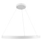 GloboStar® NEMESIS 61162 Κρεμαστό Φωτιστικό Δαχτυλίδι-Κύκλος LED CCT 67W 7689lm 360° AC 220-240V - Εναλλαγή Φωτισμού μέσω Τηλεχειριστηρίου All In One Ψυχρό 6000k+Φυσικό 4500k+Θερμό 2700k Dimmable Φ80cm - Λευκό - 3 Years Warranty