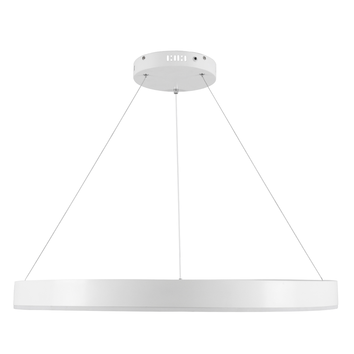 GloboStar® VENOM 61180 Κρεμαστό Φωτιστικό Δαχτυλίδι-Κύκλος LED CCT 67W 7863lm 120° AC 220-240V - Εναλλαγή Φωτισμού μέσω Τηλεχειριστηρίου All In One Ψυχρό 6000K+Φυσικό 4500K+Θερμό 2700K Dimmable Φ80cm - Λευκό - 3 Years Warranty