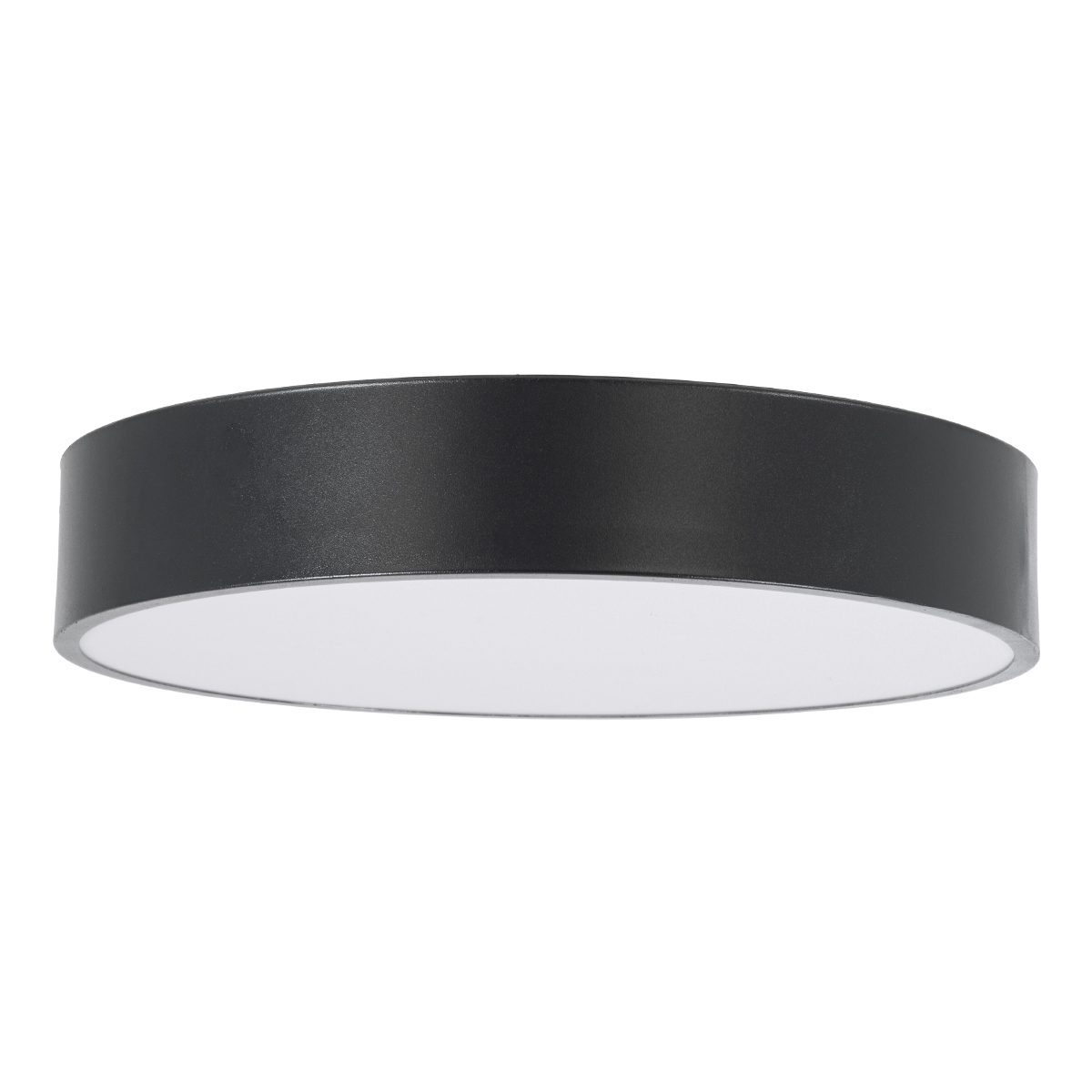 GloboStar® BURTON 61200-S Πλαφονιέρα Οροφής LED CCT 67W 7370lm 120° AC 220-240V - Εναλλαγή Φωτισμού μέσω Τηλεχειριστηρίου All In One Ψυχρό 6000k+Φυσικό 4500k+Θερμό 2700k Dimmable Φ40cm - Μαύρο - 3 Years Warranty