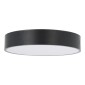 GloboStar® BURTON 61200-S Πλαφονιέρα Οροφής LED CCT 67W 7370lm 120° AC 220-240V - Εναλλαγή Φωτισμού μέσω Τηλεχειριστηρίου All In One Ψυχρό 6000k+Φυσικό 4500k+Θερμό 2700k Dimmable Φ40cm - Μαύρο - 3 Years Warranty