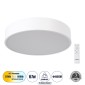 GloboStar® BURTON 61201-S Πλαφονιέρα Οροφής LED CCT 67W 7370lm 120° AC 220-240V - Εναλλαγή Φωτισμού μέσω Τηλεχειριστηρίου All In One Ψυχρό 6000k+Φυσικό 4500k+Θερμό 2700k Dimmable Φ40cm - Λευκό - 3 Years Warranty