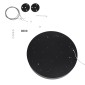 GloboStar® BURTON 61202-P Κρεμαστή Πλαφονιέρα Οροφής LED CCT 75W 8625lm 120° AC 220-240V - Εναλλαγή Φωτισμού μέσω Τηλεχειριστηρίου All In One Ψυχρό 6000k+Φυσικό 4500k+Θερμό 2700k Dimmable Φ60cm - Μαύρο - 3 Years Warranty