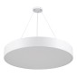 GloboStar® BURTON 61203-S Πλαφονιέρα Οροφής LED CCT 75W 8625lm 120° AC 220-240V - Εναλλαγή Φωτισμού μέσω Τηλεχειριστηρίου All In One Ψυχρό 6000k+Φυσικό 4500k+Θερμό 2700k Dimmable Φ60cm - Λευκό - 3 Years Warranty